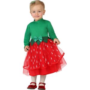 Aardbei kostuum voor meisjes  - Kinderkostuums - 62/68 - Carnavalskostuum baby - babykostuum - babyjurkje