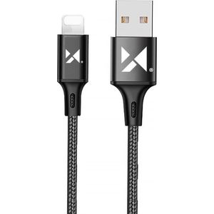 Wozinsky - USB - Lightning-kabel 2,4A 1m zwart - (WUC-L1B)
