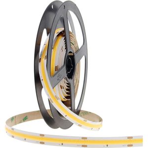 COB LED Strip | 10mm | 320SMD's | Basic | 5 meter | IP22 | 24V | 10 Watt P/M - 3000K - Warm wit (830)