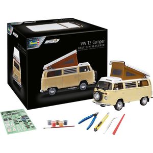 1:24 Revell 01040 Volkswagen VW T2 Camper Bus - Adventskalender Plastic Modelbouwpakket