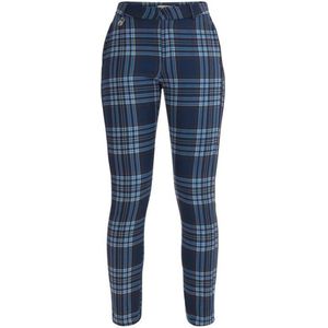 Röhnisch Lexi Pants 30 - Blauw Geblokt - Maat 46