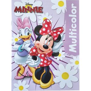 Disney - Minnie mouse - Kleurboek - 32 pagina's - 17 kleurplaten - 17 gekleurde illustraties - kleuren - Katrien duck - mickey - Classics - Cadeau - kado