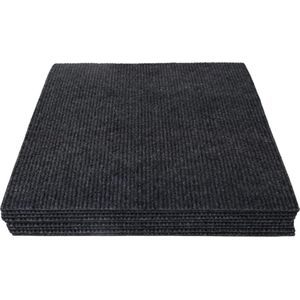 Zelfklevende Tapijttegels - 10 stuks - 30 x 30 cm - Antislip - Duurzaam - Lichtgrijs