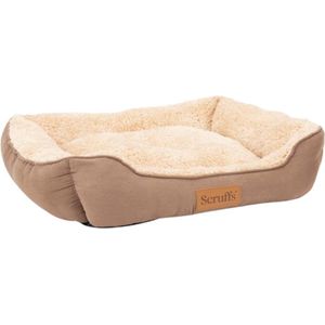 Scruffs Cosy - Comfortabele Zacht Gevoerde Hondenmand - Kleur: Caramel Brown, Maat: Extra Large