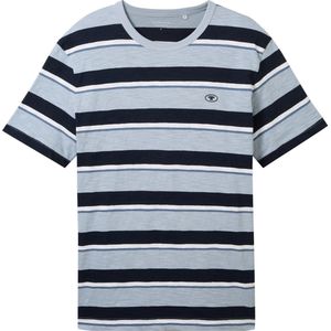 TOM TAILOR striped t-shirt Heren T-shirt - Maat XL