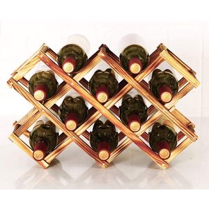 Vlindervormig Opvouwbaar Wijnrek Wandgemonteerd Set Creatieve Keukendecoratie - Wijnflessen Opbergen