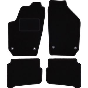 Zwarte veloursmatten voor: Volkswagen Fox hatchback (2005-2011)