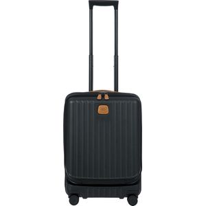 BRIC'S met laptopvak Capri Cabin Trolley Organizer 55 cm / 45 - 52 L Expandable Black Zwart