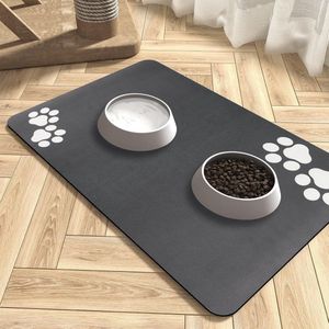 TheLau ® Absorberende Antislip Voerbakmat voor Huisdieren - 60 x 40 cm