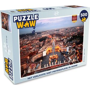 Puzzel Sint Pietersplein - Rome - Italië - Legpuzzel - Puzzel 500 stukjes