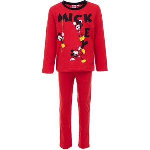 Disney Mickey Mouse Pyjama - Rood - Maat 104