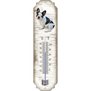 Thermometer: Bulldog | Hondenras | Temperatuur binnen en buiten | -25 tot +45C