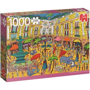 Jumbo Premium Collection Puzzel Plaça Reial Barcelona - Legpuzzel - 1000 stukjes