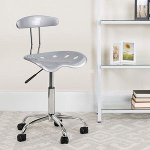 Draaibare Kruk - Rolling stool Rocking chair Work stool with adjustable backrest Swivel Stool