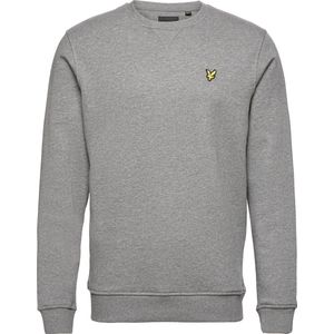 Lyle & Scott Crew Neck Sweatshirt Truien & Vesten Heren - Sweater - Hoodie - Vest- Grijs - Maat XL