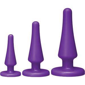 Doc Johnson - Launch! Anal Trainer Set - Anal Toys Buttplugs Paars