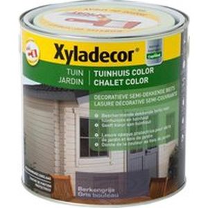 Xyladecor Tuinhuis Color - Houtbeits - Berkengrijs - Mat - 2,5L