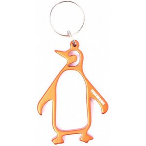 flesopener Pinguin oranje staal 7 cm