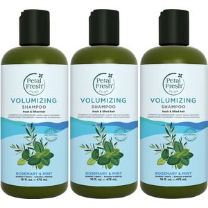 PETAL FRESH - Shampoo Rosemary & Mint - 3 Pak