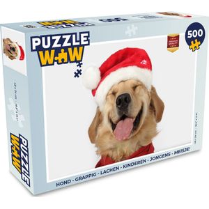 Puzzel Hond - Grappig - Lachen - Kinderen - Jongens - Meisjes - Legpuzzel - Puzzel 500 stukjes