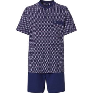 Blauwe Robson heren shortama - Blauw - Maat - 68