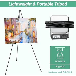 fotostandaard - geschikt voor kunstschilderen en buitenreclame, Schildersezels / Easels for every size set of 2 160cm