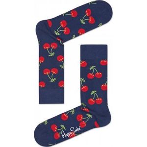Happy Socks Cherry Sokken - Donkerblauw - Maat 41-46