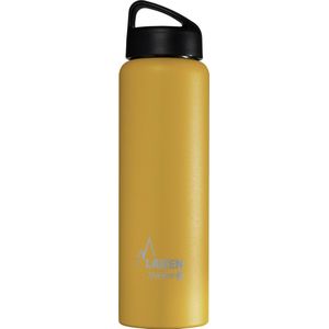 Laken Thermofles dubbelwandig RVS 1 liter - yellow