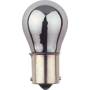 BA15S Lampen 21W/12V Rood (ChroomCoated) Set À 2 Stuks