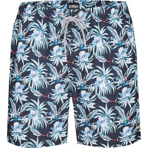 Happy Shorts Zwemshort Heren Hawaii Flowers Print - Maat M - Zwembroek