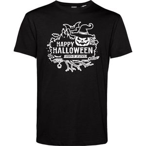 T-shirt Snoep of je leven | Halloween Kostuum Volwassenen | Halloween | Foute Party | Zwart | maat S