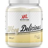 XXL Nutrition - Whey Delicious - Vanille - Wei Eiwitpoeder met BCAA & Glutamine, Proteïne poeder, Eiwit shake, Whey Protein - 1000 gram