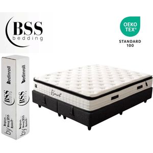 BSS Bedding Matras 140x200 cm - Basel, H3, Orthopedisch, 7-Zones, Hypoallergeen, Ademend en met Geïntegreerde Topmatras