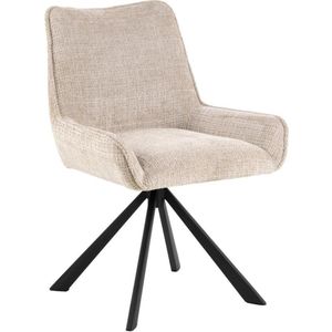 Sohome Eetkamerstoel - set van 2 - Jolan - Chenille - Beige