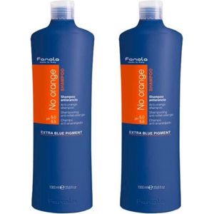 Fanola No Orange Shampoo 2 x 1000 ml pack