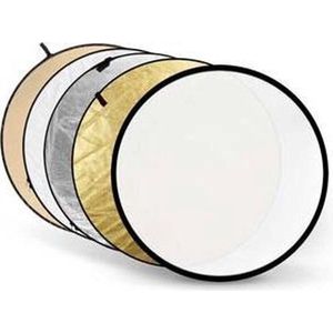 Caruba reflectieschermen 5-in-1 Gold, Silver, Soft Gold, White, Translucent - 56cm