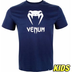 Venum Kleding Classic T Shirt Kids Navy Blue