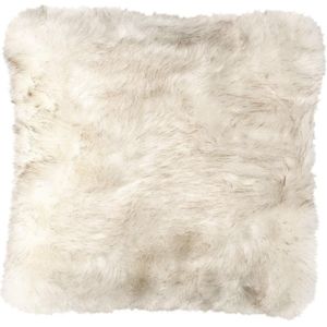 LIGNE PURE Feel Kussen - Wit Nepbont - 70x70