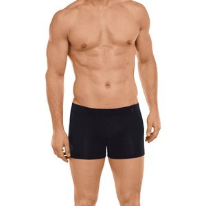 Schiesser Long Life Soft Heren Boxershort - Blauw/Zwart - Maat XXL