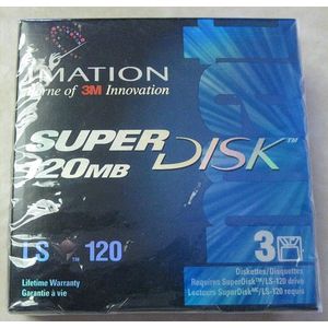 Imation Super 120MB Disk for LS-120 Drive 3 PACK