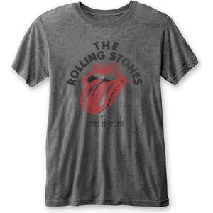 The Rolling Stones - New York City 75 Heren T-shirt - 2XL - Grijs