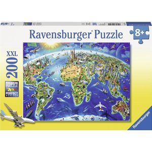 Ravensburger puzzel De Wereld in Symbolen - Legpuzzel - 200XXL stukjes