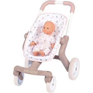 Baby Poppenbuggy - Sportieve Poppenwagen voor Baby's tot 42 cm en Kinderen vanaf 18 maanden