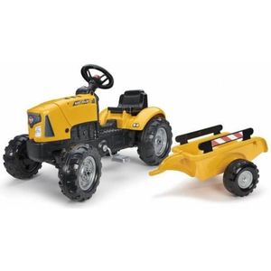 FALK SuperBuilder traptractor - motorkap en aanhanger open - van 2 tot 5 jaar