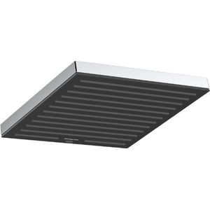 Pulsify E - Hoofddouche - Rechthoekige Douchekop (⌀ 260 Mm) - Regendouche met 1 Jet voor Wand- en Plafondmontage - Anti-Kalk Functie - Chroom