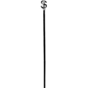 Partychimp Dollar Stick 3-Delig Halloween Carnaval Gangster - Zilver - 105 cm