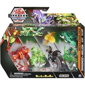 Spin Master - Bakugan Battle Strike - Set - Assortiment - Inclusief 2 Bakugan en 9 Kaarten