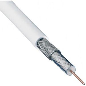 Vizyon Coax Kabel RG6 10m met 2 f pluggen