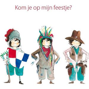 Wenskaart - Tim Feestje Verklede Kinderen (Set van 6)