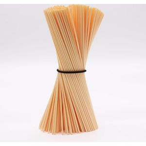 Luxe Losse Geurstokjes - 75 Stuks - Naturel - Vezel - 25cmx3mm - Geurverspreiders - Navulling Geurstokjes